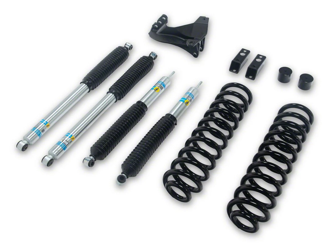 ReadyLIFT 2.50-Inch Coil Spring Front Suspension Lift Kit with Bilstein Shocks and Front Track Bar Bracket (11-16 4WD 6.7L Powerstroke F-250 Super Duty)