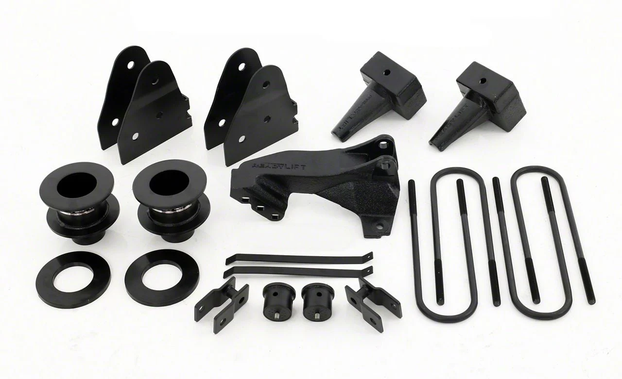ReadyLIFT 3.50-Inch SST Suspension Lift Kit with 5-Inch Rear Tapered Blocks (11-16 4WD 6.7L Powerstroke F-250 Super Duty w/ 1-Piece Driveshaft)