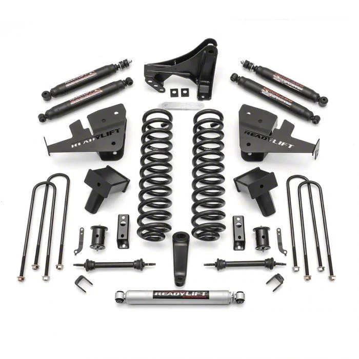 ReadyLIFT 6.50-Inch Suspension Lift Kit with Bilstein 5100 Shocks (17-22 4WD 6.7L Powerstroke F-250 Super Duty w/ 2-Piece Driveshaft)
