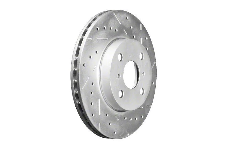 Remmen Brakes Series B130 Cross-Drilled and Slotted 6-Lug Rotors; Rear Pair (19-24 RAM 1500)
