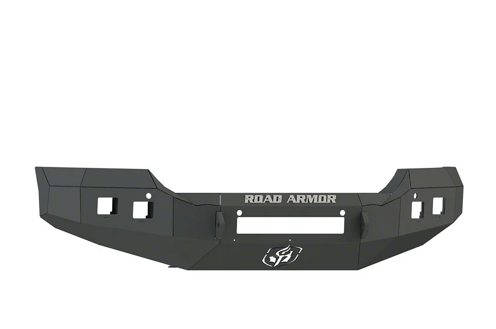 Road Armor Stealth Non-Winch Front Bumper; Textured Black (15-19 Sierra 2500 HD)