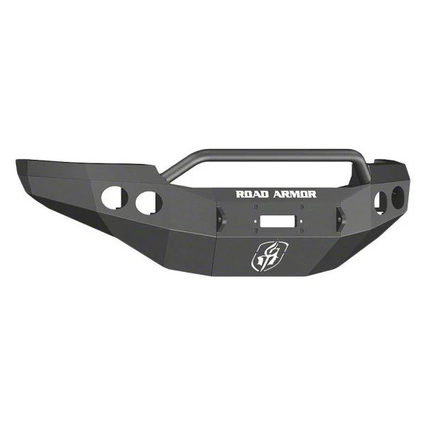 Road Armor Stealth Winch Front Bumper with Pre-Runner Guard; Textured Black (11-14 Sierra 2500 HD)