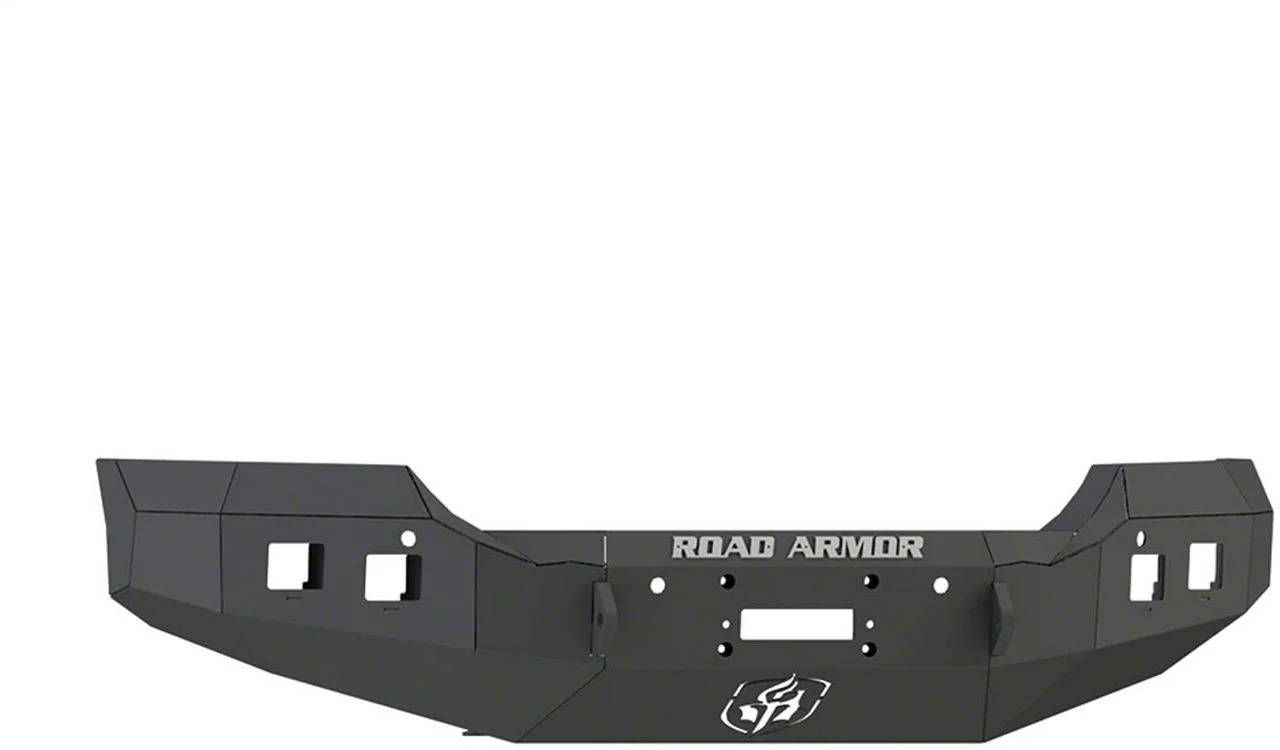 Road Armor Stealth Winch Front Bumper; Textured Black (15-19 Sierra 2500 HD)