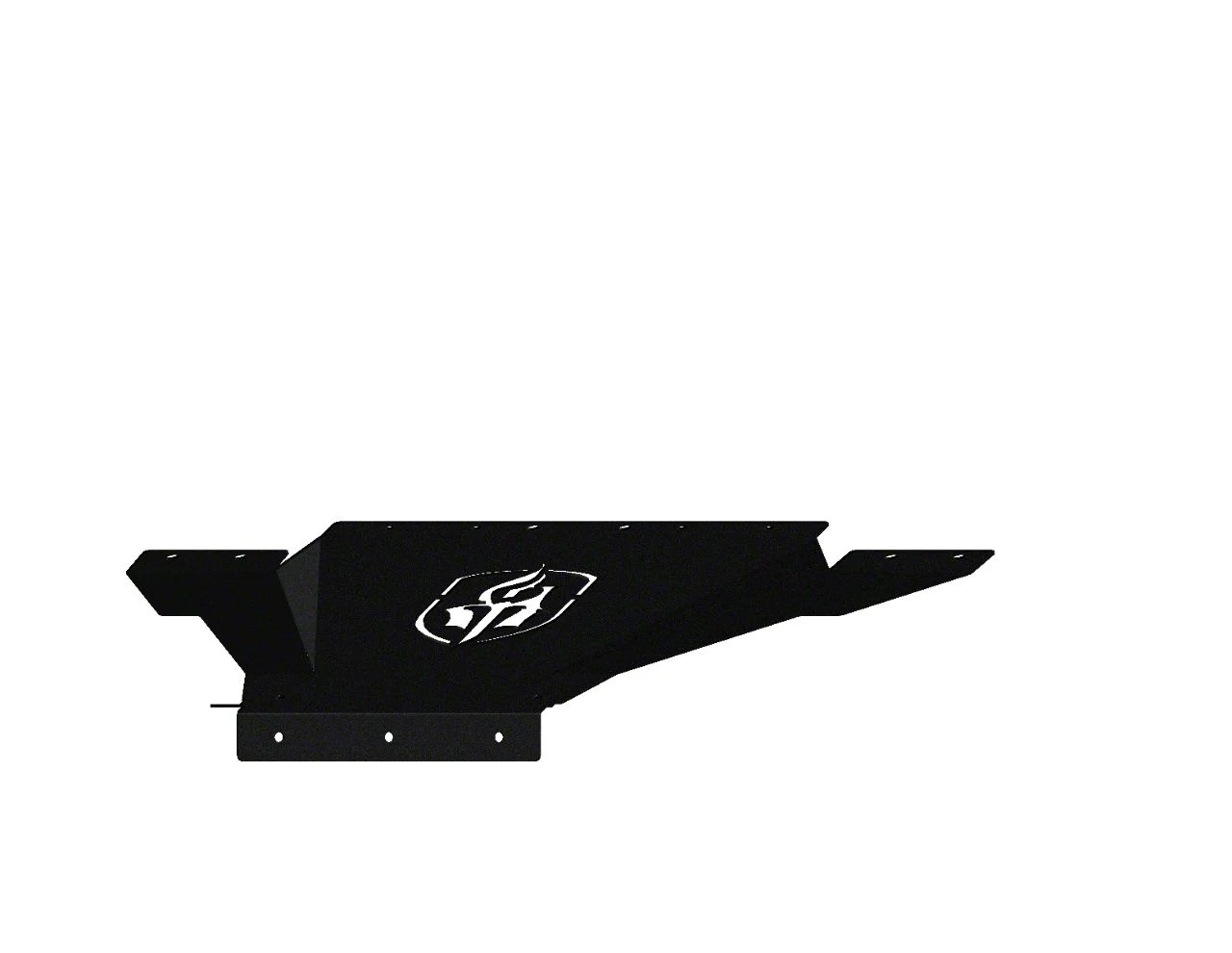 Road Armor Skid Plate for Spartan Front Bumper; Textured Black (20-26 Silverado 2500 HD)