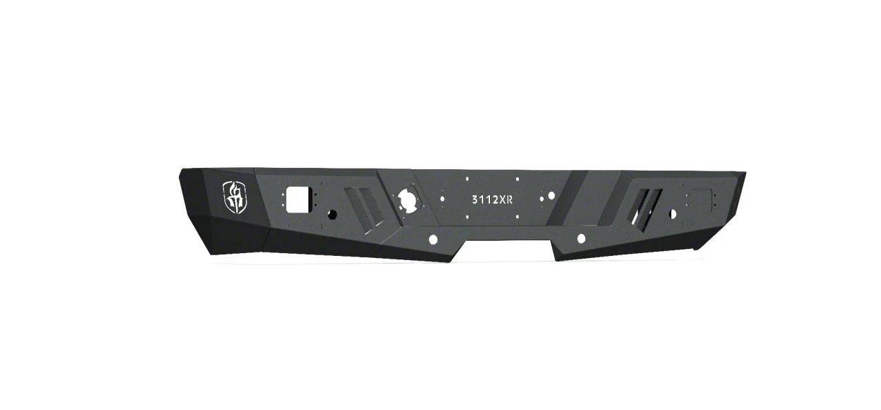 Road Armor Spartan Rear Bumper; Textured Black (11-14 Silverado 2500 HD)