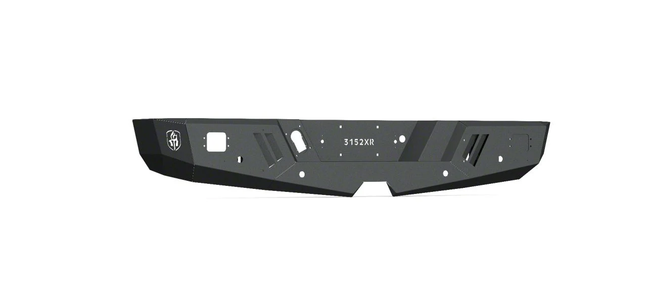 Road Armor Spartan Rear Bumper; Textured Black (15-19 Silverado 2500 HD)