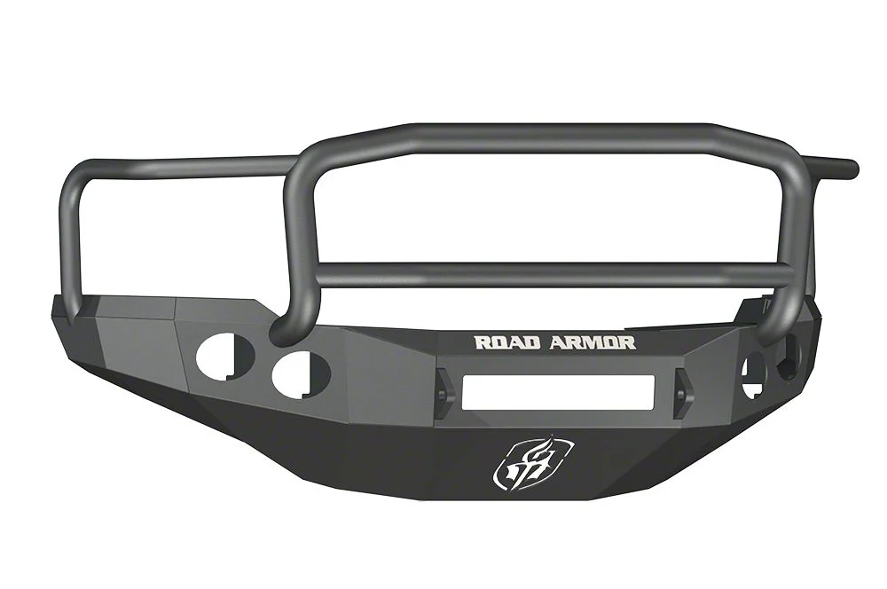 Road Armor Stealth Non-Winch Front Bumper with Lonestar Guard; Textured Black (11-14 Silverado 2500 HD)