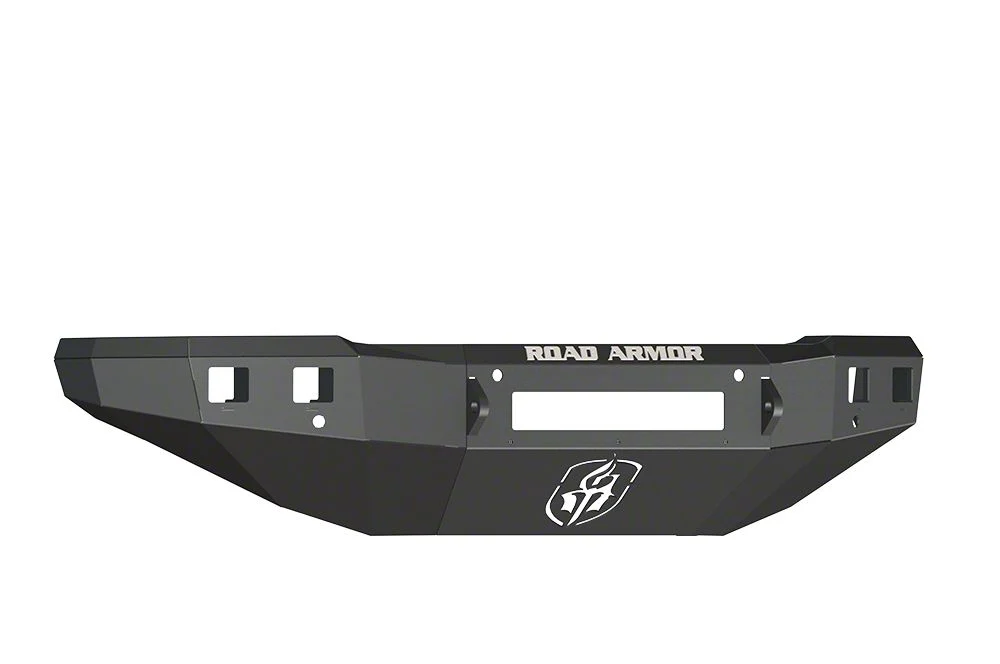 Road Armor Stealth Non-Winch Front Bumper; Textured Black (15-19 Silverado 2500 HD)