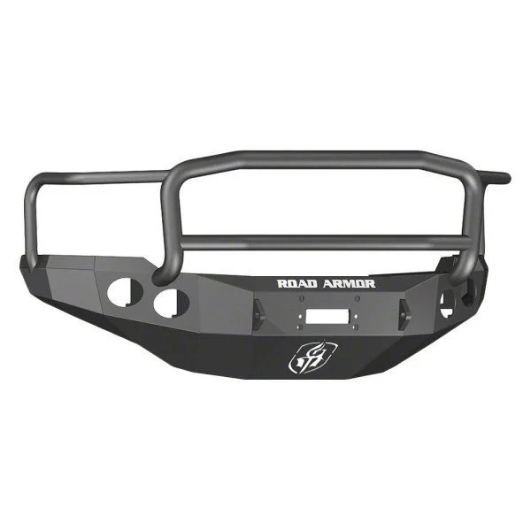 Road Armor Stealth Winch Front Bumper with Lonestar Guard; Textured Black (11-14 Silverado 2500 HD)