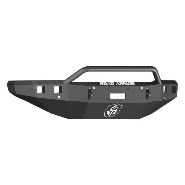 Road Armor Stealth Winch Front Bumper with Pre-Runner Guard; Textured Black (15-19 Silverado 2500 HD)