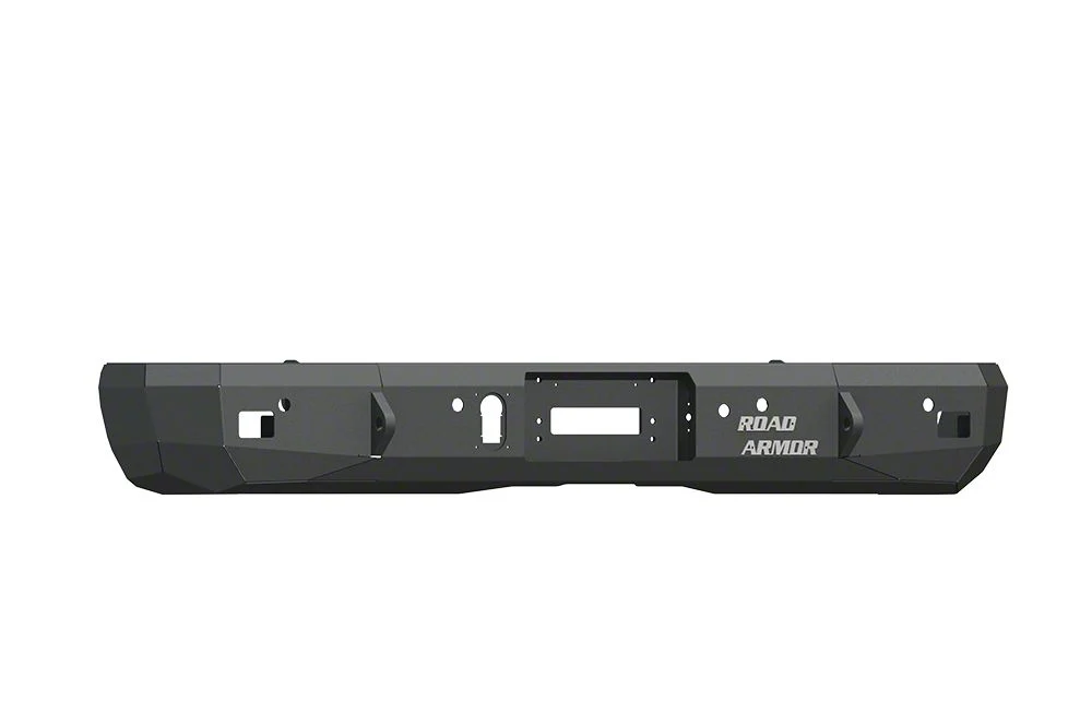 Road Armor Stealth Winch Rear Bumper; Textured Black (15-19 Silverado 2500 HD)