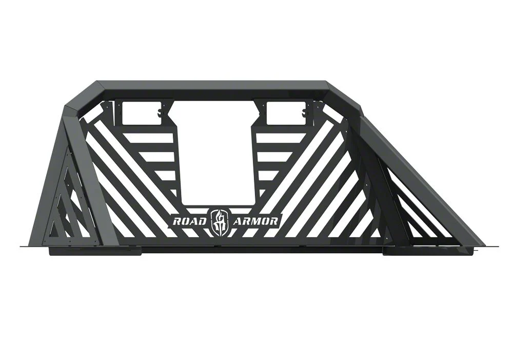 Road Armor Stealth Headache Rack; Textured Black (15-19 Silverado 3500 HD)