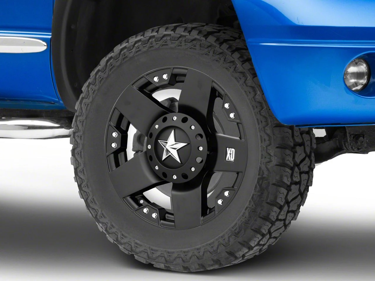 XD Rockstar Matte Black 5-Lug Wheel; 20x8.5; 10mm Offset (02-08 RAM 1500, Excluding Mega Cab)