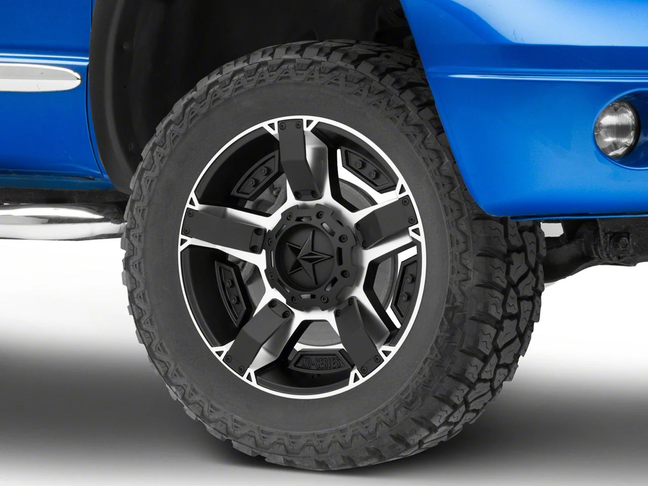 XD Rockstar II Black Machined 5-Lug Wheel; 20x9; -12mm Offset (02-08 RAM 1500, Excluding Mega Cab)