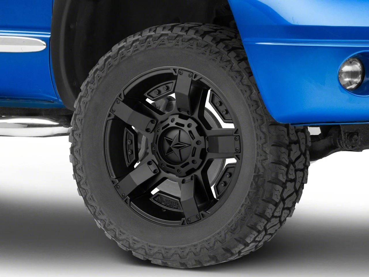 XD Rockstar II Satin Black 5-Lug Wheel; 20x9; -12mm Offset (02-08 RAM 1500, Excluding Mega Cab)