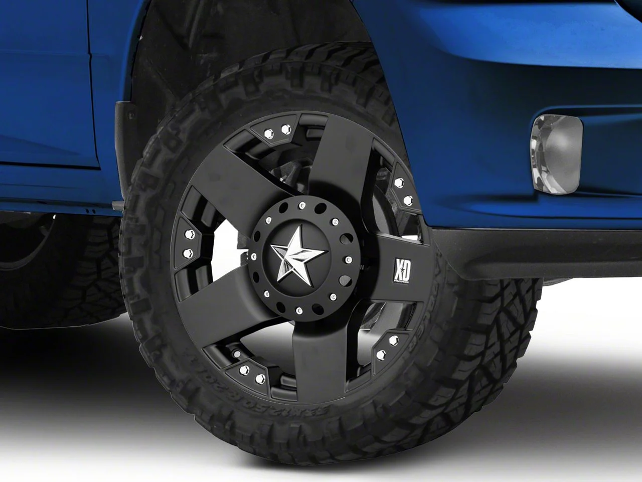 XD Rockstar Matte Black 5-Lug Wheel; 20x8.5; 10mm Offset (09-18 RAM 1500)