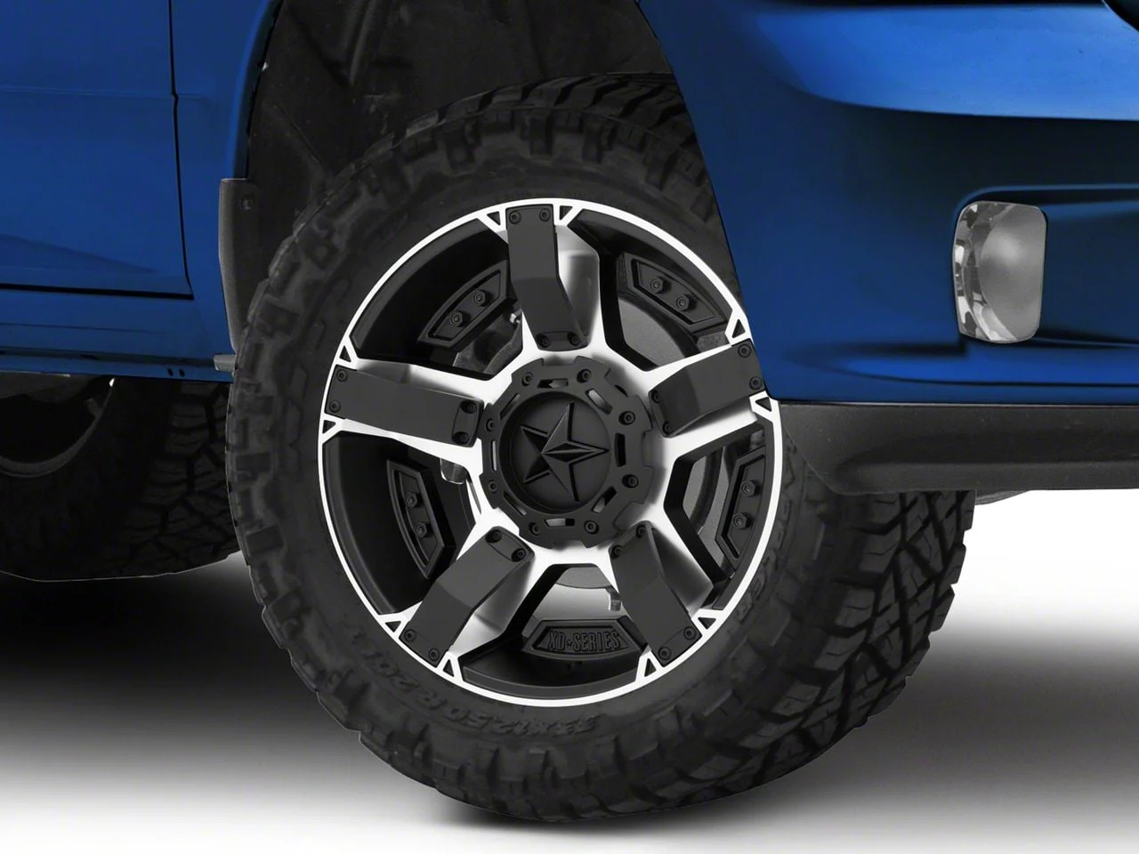 XD Rockstar II Black Machined 5-Lug Wheel; 20x9; -12mm Offset (09-18 RAM 1500)