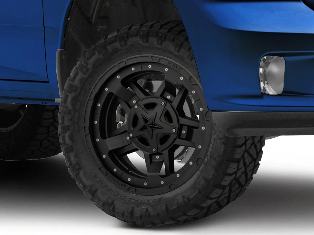 XD Rockstar III Matte Black 5-Lug Wheel; 20x10; -24mm Offset (09-18 RAM 1500)