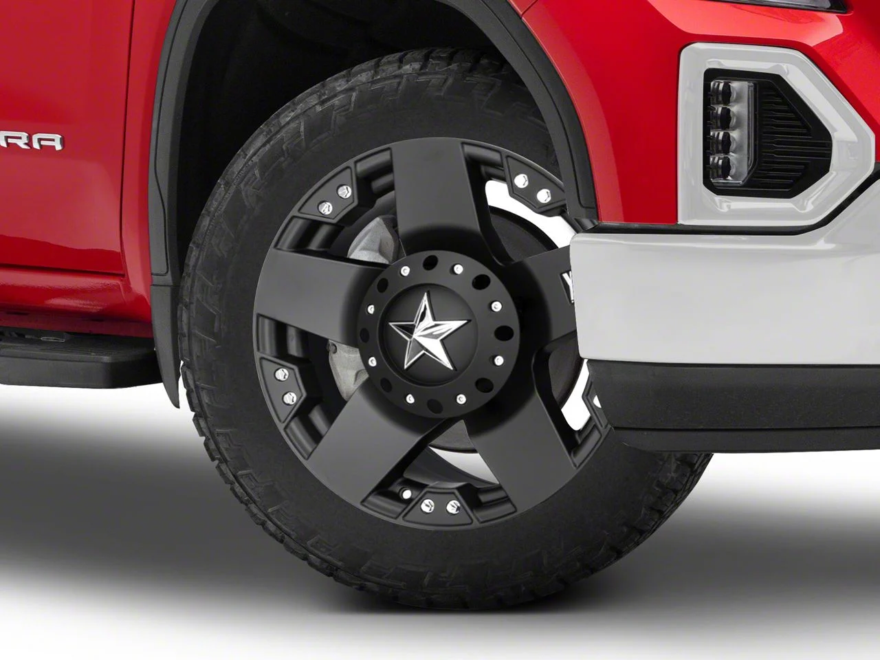 XD Rockstar Matte Black 6-Lug Wheel; 22x9.5; 12mm Offset (19-26 Sierra 1500)