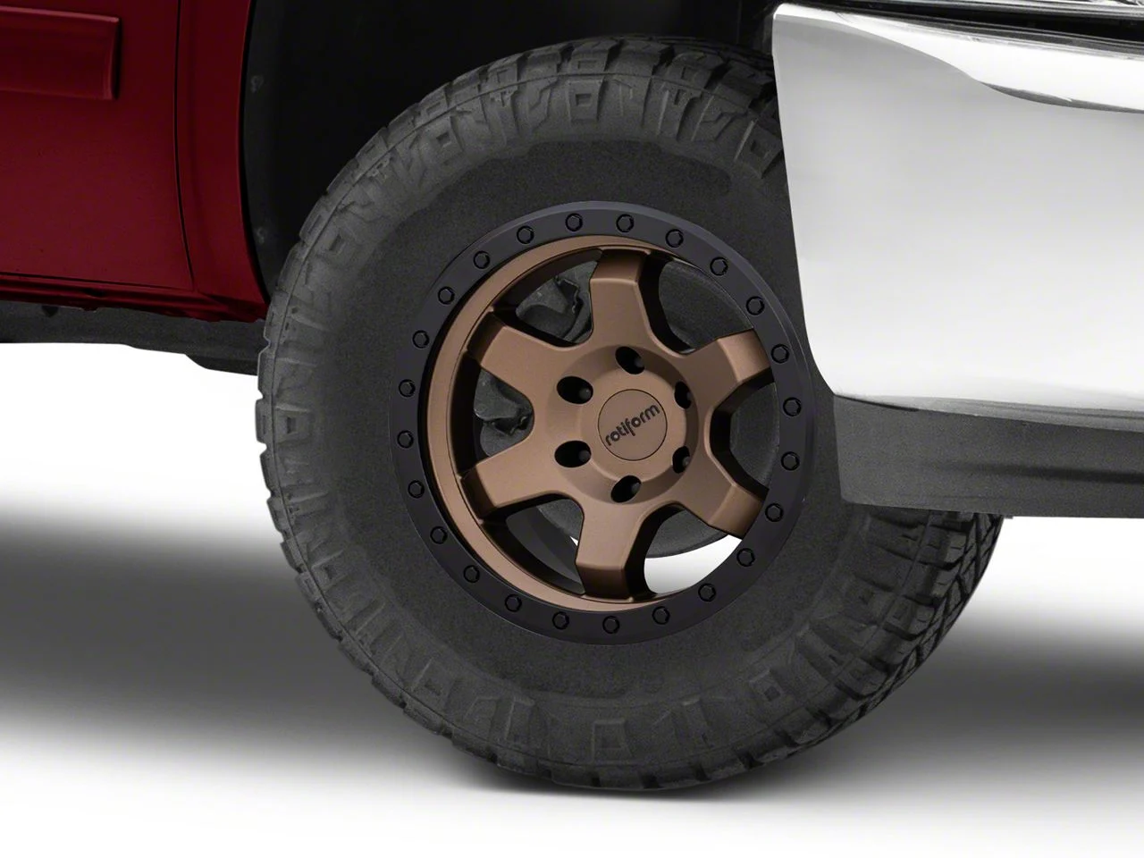 Rotiform Six Bronze 6-Lug Wheel; 17x9; 1mm Offset (07-13 Silverado 1500)