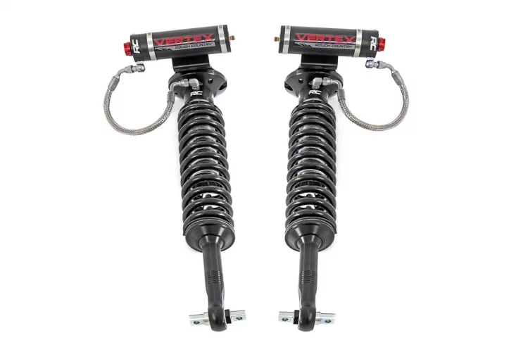 Rough Country Offroad Vertex Adjustable Front Coil-Overs for 2-Inch Lift (14-26 4WD F-150, Excluding Raptor)