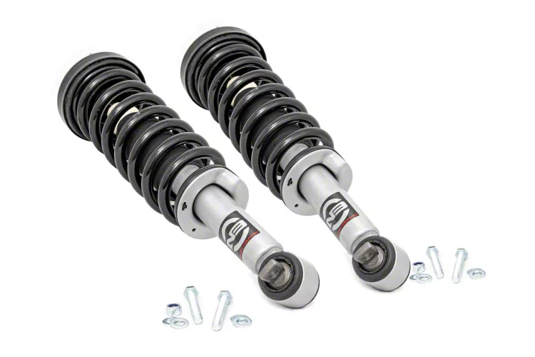 Rough Country Suspension N3 Loaded Front Struts for Stock Height (14-26 4WD F-150, Excluding Raptor)