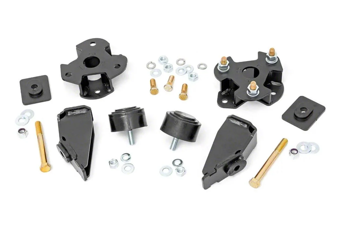 Rough Country Suspension 2-Inch Leveling Lift Kit (12-18 4WD RAM 1500 w/o Air Ride)