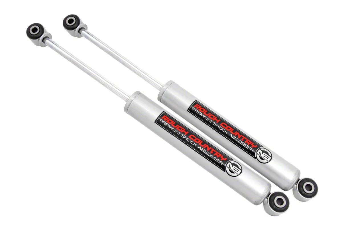 Rough Country Suspension Premium N3 Rear Shocks for 3 to 4.50-Inch Lift (09-18 2WD RAM 1500)