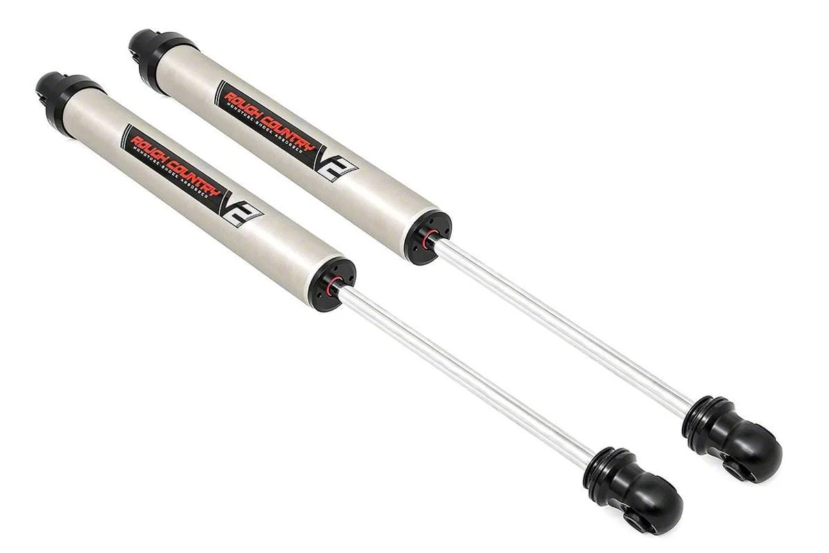 Rough Country Offroad V2 Monotube Rear Shocks for 0 to 2.50-Inch Lift (02-08 RAM 1500; 09-18 2WD RAM 1500)