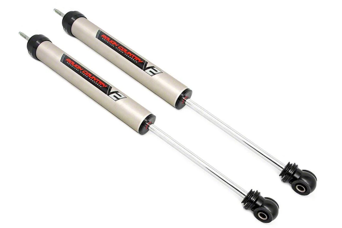 Rough Country Offroad V2 Monotube Rear Shocks for 6 to 7.50-Inch Lift (19-26 RAM 1500, Excluding RHO & TRX)