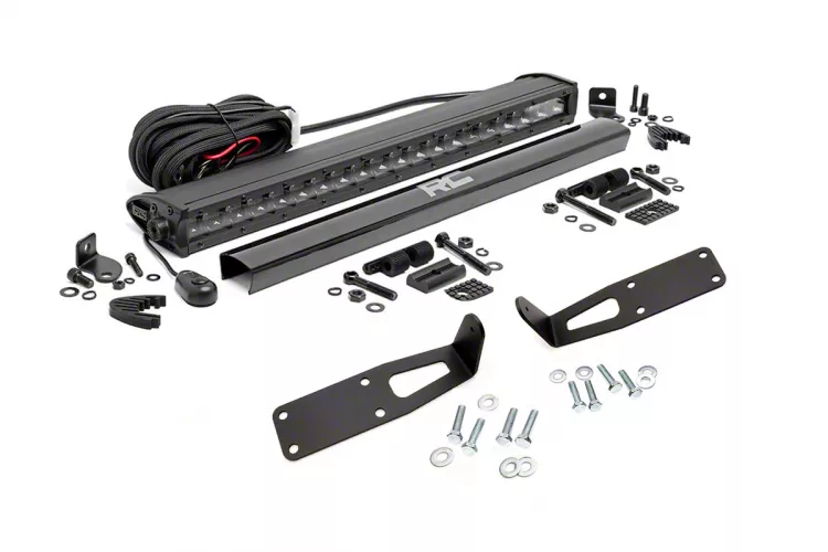 Rough Country Offroad 20-Inch Black Series LED Light Bar Hidden Bumper Kit (03-18 RAM 2500)