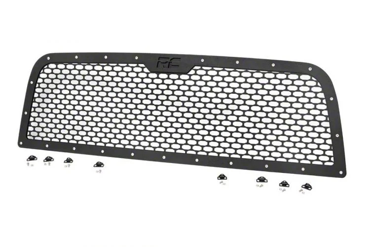 Rough Country Offroad Mesh Upper Grille Insert; Black (13-18 RAM 3500, Excluding Limited & Power Wagon)