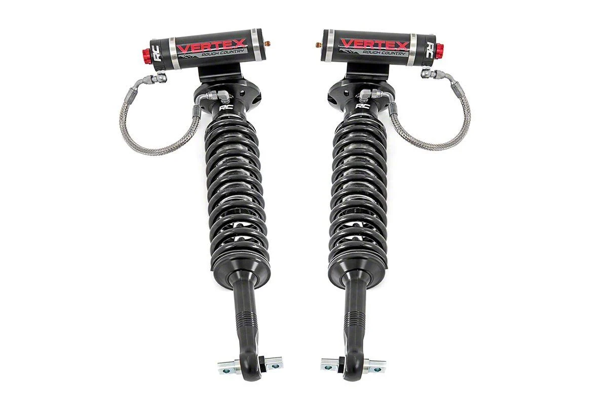 Rough Country Offroad Vertex Adjustable Front Coil-Overs for 2-Inch Lift (19-26 4WD Sierra 1500, Excluding AT4 & Diesel)