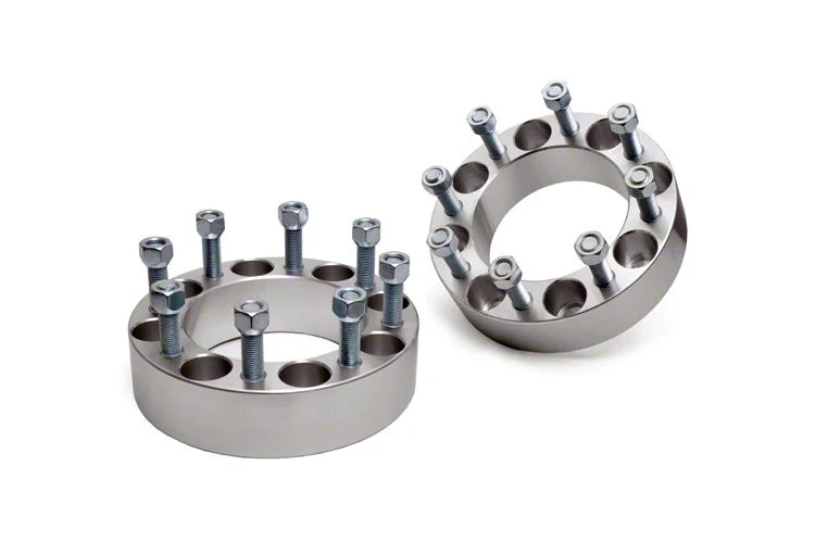 Rough Country Suspension 2-Inch Wheel Spacers; Aluminum (07-10 Sierra 2500 HD)