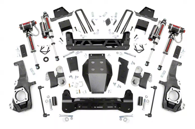 Rough Country Offroad 7-Inch NTD Suspension Lift Kit with Vertex Reservoir Shocks (20-26 Silverado 2500 HD SRW)