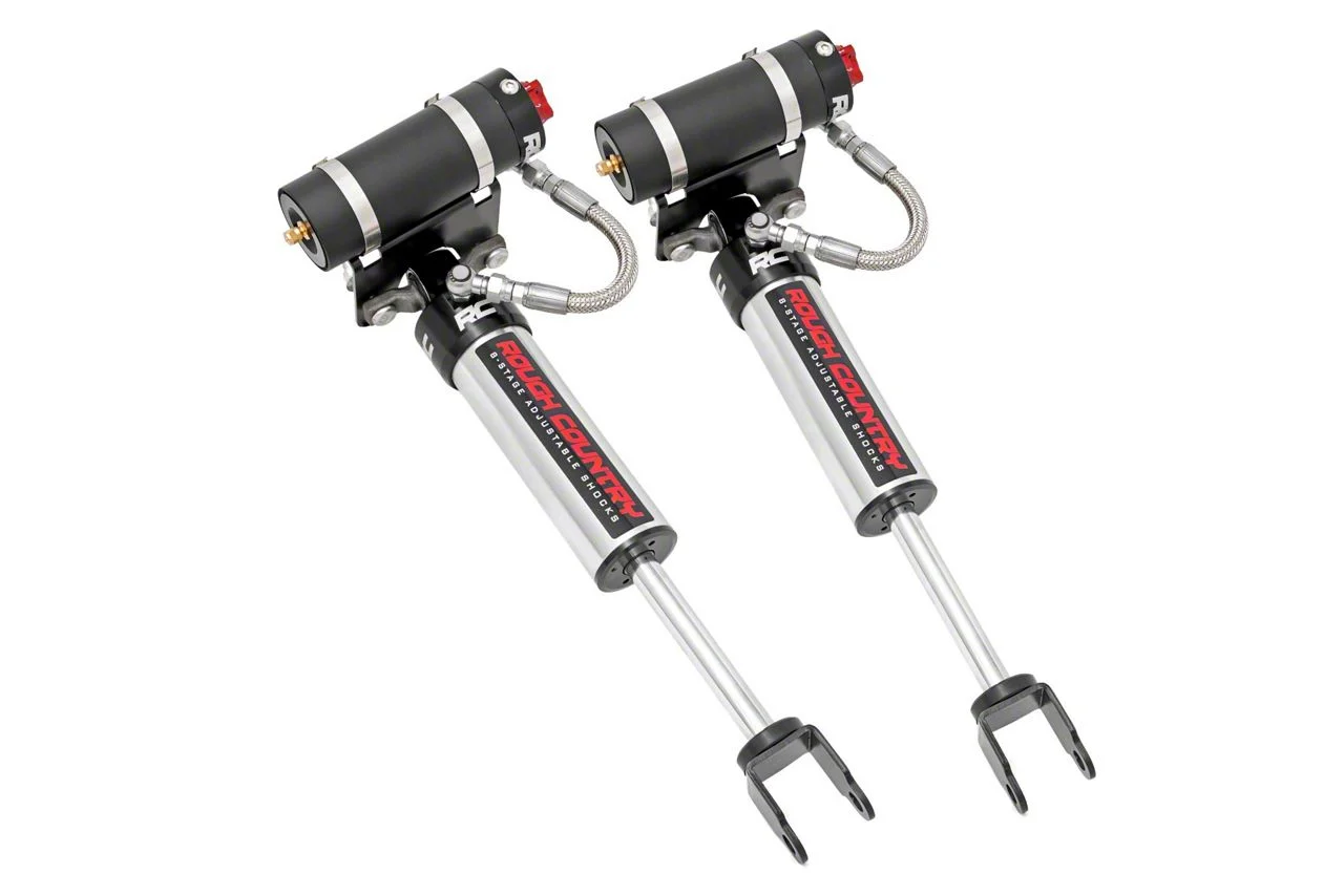 Rough Country Suspension Vertex Adjustable Front Coil-Overs for 3.50-Inch Lift (20-26 Silverado 2500 HD)