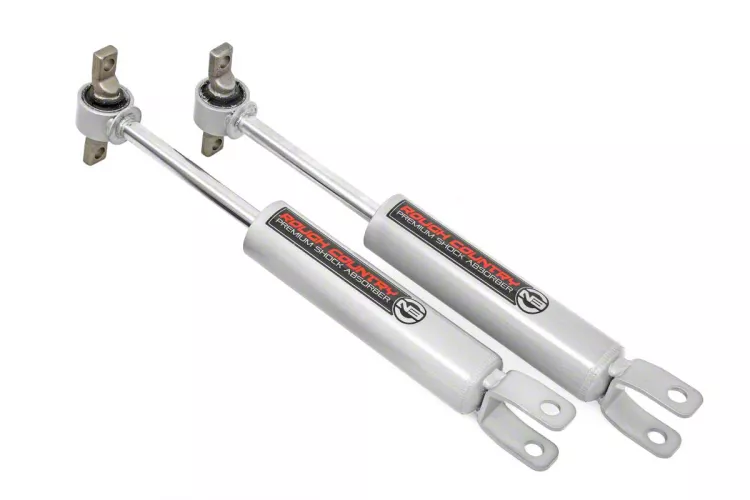 Rough Country Suspension Premium N3 Front Shocks for 0 to 3-Inch Lift (11-26 Silverado 2500 HD)