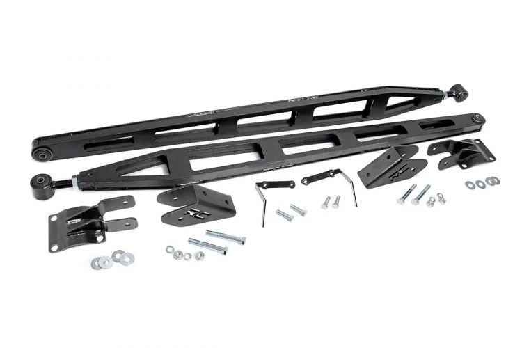 Rough Country Suspension Traction Bar Kit for 0 to 7.50-Inch Lift (11-19 4WD Silverado 2500 HD)