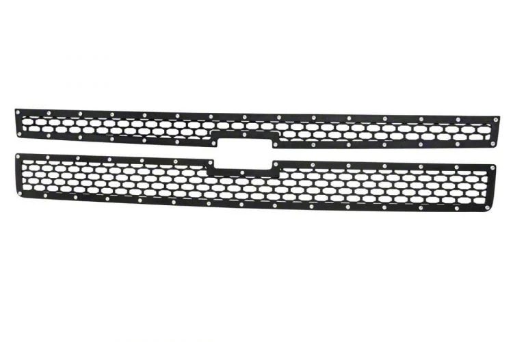 Rough Country Mesh Upper Grille Insert; Black (11-14 Silverado 3500 HD)