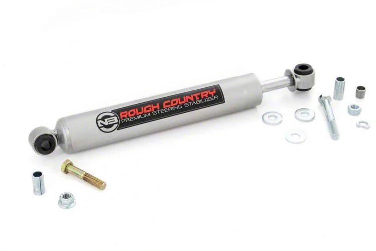 Rough Country Suspension Premium N3 Steering Stabilizer (11-15 4WD Silverado 3500 HD)