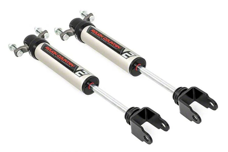 Rough Country Offroad V2 Monotube Front Shocks for 3.50 to 4.50-Inch Lift (11-26 Silverado 3500 HD)