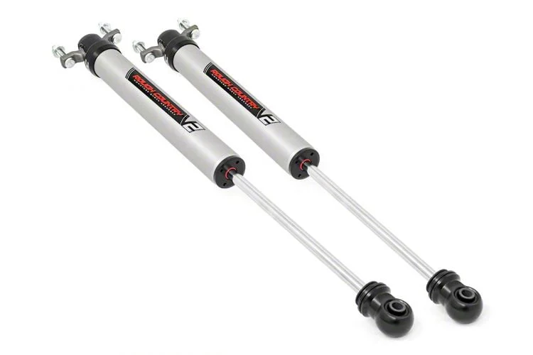 Rough Country Offroad V2 Monotube Front Shocks for 5 to 8-Inch Lift (11-26 Silverado 3500 HD)