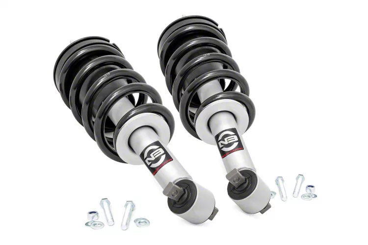 Rough Country Suspension N3 Loaded Leveling Front Struts for 2-Inch Lift (14-20 4WD Tahoe)