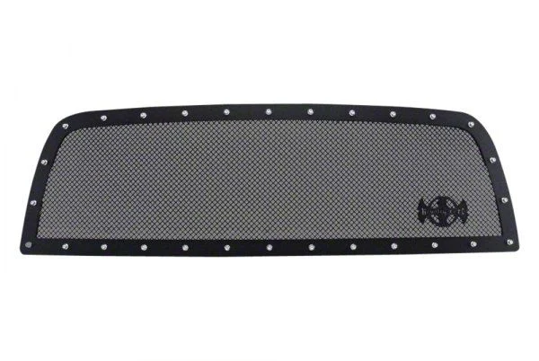 Royalty Core RCR Race Line Upper Grille Insert; Satin Black (13-18 RAM 3500)