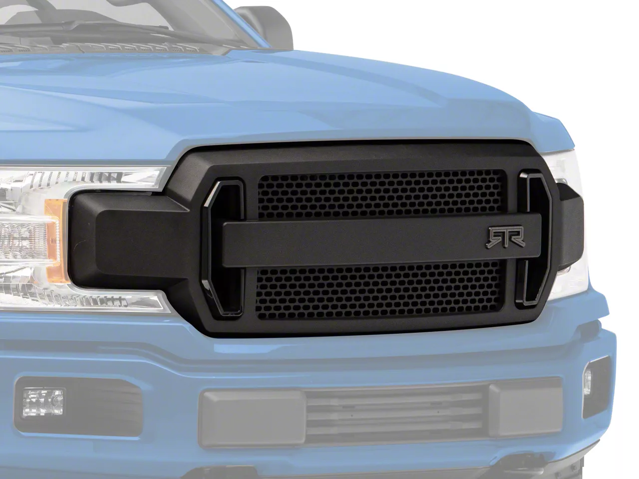 RTR Upper Replacement Grille with LED Accent Vent Lights (18-20 F-150, Excluding Raptor)