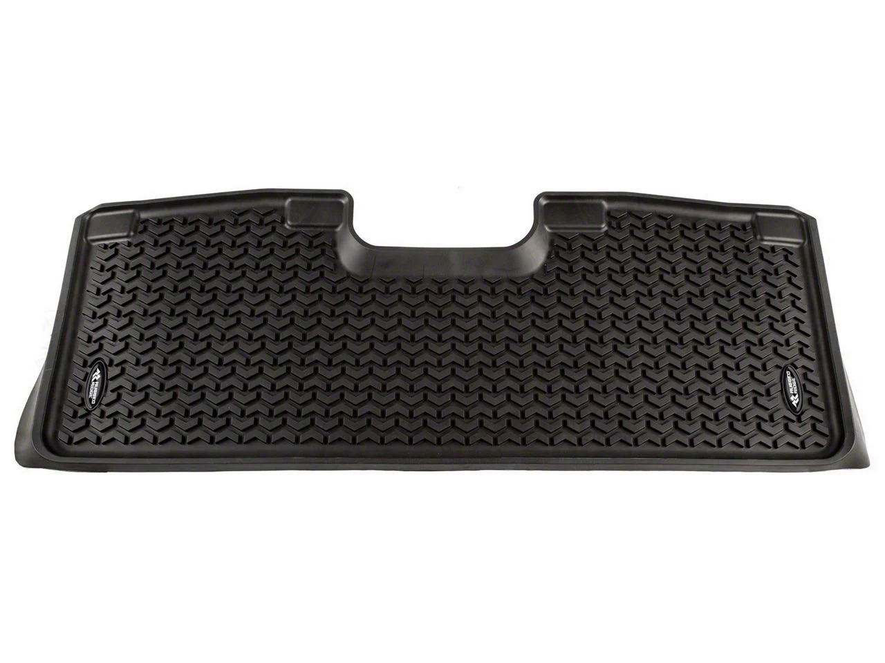 Rugged Ridge All-Terrain Rear Floor Liner; Black (17-26 F-250 Super Duty SuperCrew)