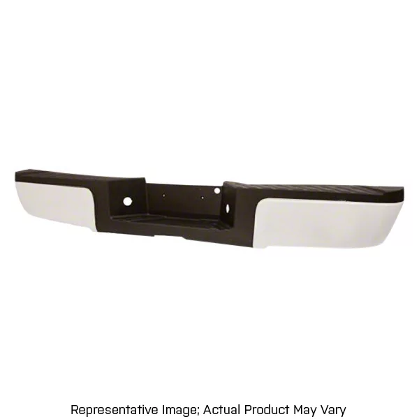 Replacement Rear Bumper Assembly; Adobe Pad; Chrome (13-16 F-350 Super Duty)