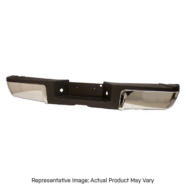 Replacement Rear Bumper Assembly; Chrome (13-16 F-350 Super Duty)