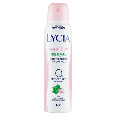 Lycia Sensitive Me & You Deodorante Spray Con Melissa E Fiori D`Acqua 150 Ml