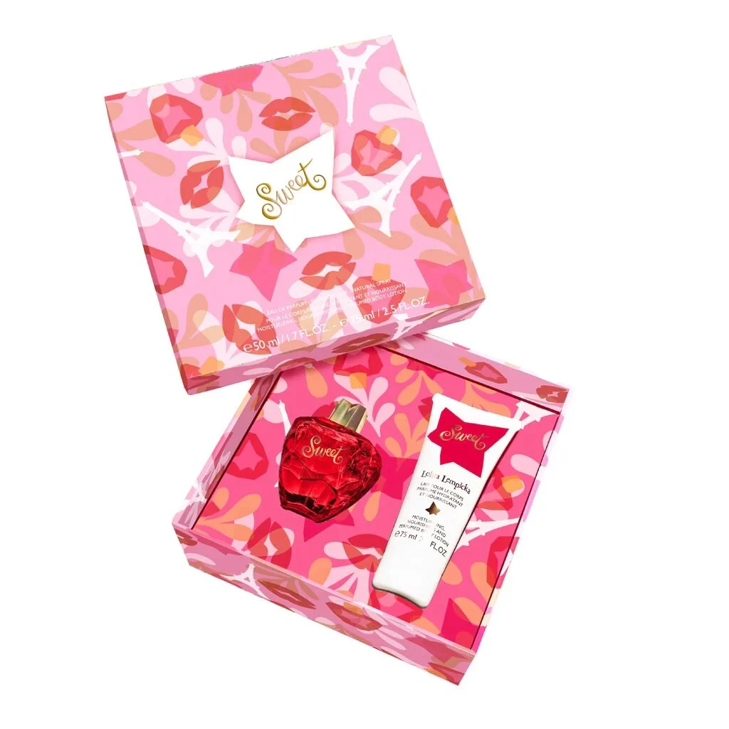 Set Lolita Lempicka: Sweet Eau De Parfum da donna 50 ml + Latte corpo idratante dolce 75 ml